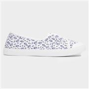 Lilley Phoebe Women's White Floral Canvas (Click For Details)