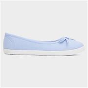 Lilley Patsy Womens Blue Ballerina Canvas (Click For Details)