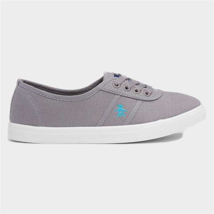 Original Penguin Susie Grey Canvas Shoes