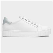 Marco Tozzi Womens White Canvas Shoe (Click For Details)