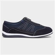 Fleet & Foster Mombassa Womens Navy Leather Shoe (Click For Details)