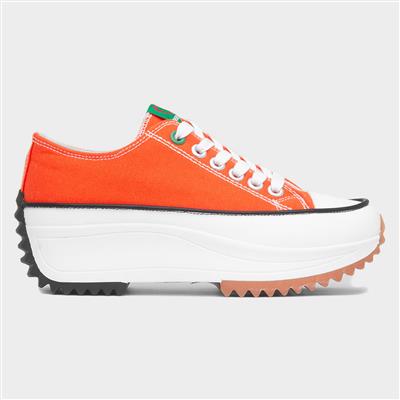 Strata Womens Orange Platform Canvas