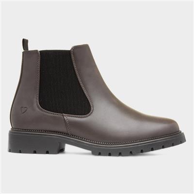 Angelina Womens Brown Chelsea Boot