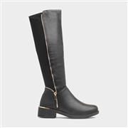 Krush Anneliese Womens Black Long Leg Boot (Click For Details)