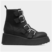 Rocket Dog Heather Paette Womens Black Buckle Boot (Click For Details)