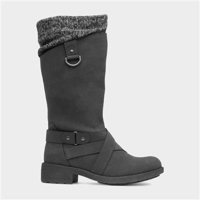 Telsa Womens Grey Calf Boot