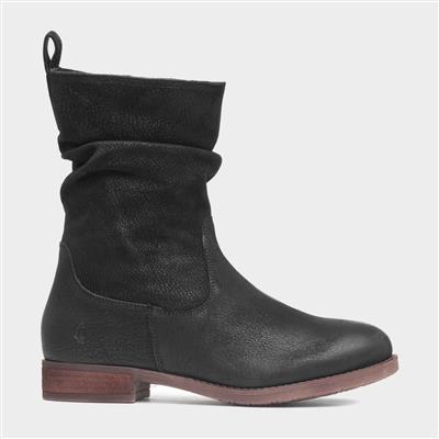 Emilia Womens Black Leather Boot