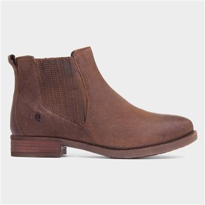 Edith Womens Brown Leather Boot