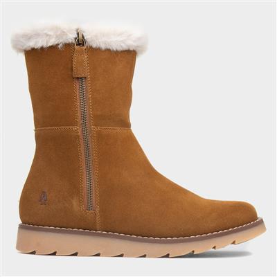 Mary Womens Tan Suede Calf Boot