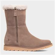 Hush Puppies Mary Womens Taupe Leather Boot (Click For Details)