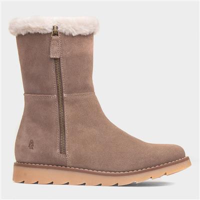 Mary Womens Taupe Leather Boot