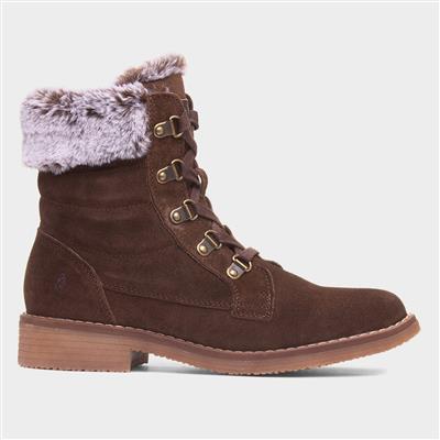 Florence Womens Chocolate Ankle Boot