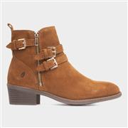 Hush Puppies Jenna Womens Tan Leather Boot (Click For Details)