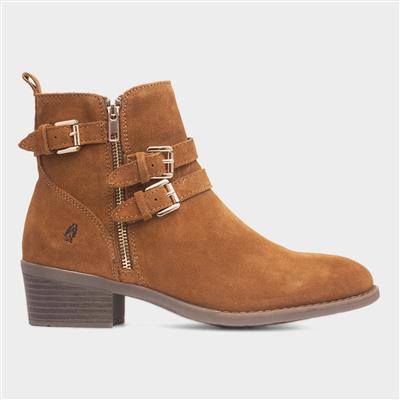 Jenna Womens Tan Leather Boot