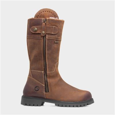 Bushcombe Womens Brown Leather Boot