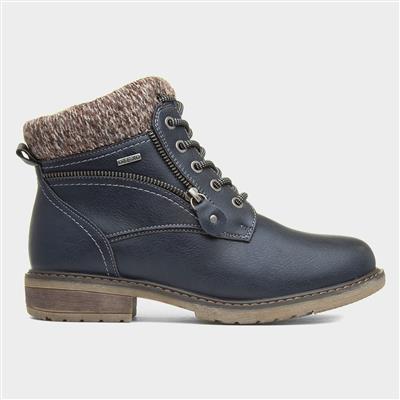 Benson III Womens Navy Ankle Boot