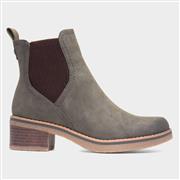 Lunar Tonia Womens Olive Ankle Boot (Click For Details)