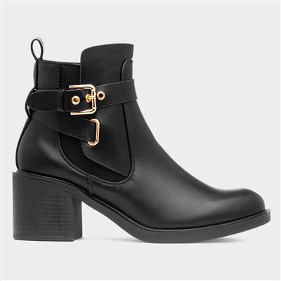 Mari Womens Black Ankle Boot