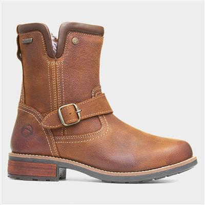 Kinsham Womens Tan Leather Boot