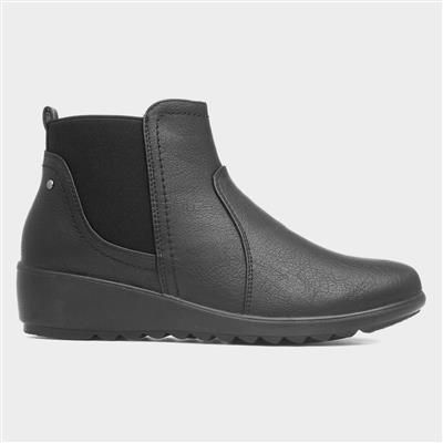 Chelsea Womens Black Ankle Boot