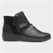 Cushion Walk Darcey Womens Black Ankle Boot (Click For Details)