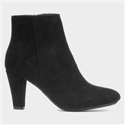 Krush Maeve Womens Black Heeled Ankle Boot (Click For Details)