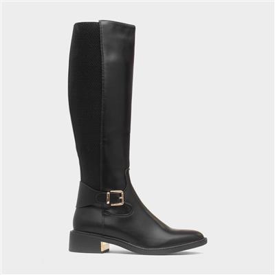 Aria Womens Black Knee High Boot