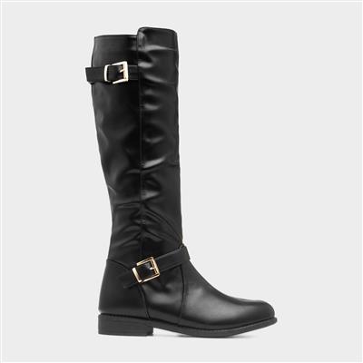 Nova Womens Black Knee High Boot