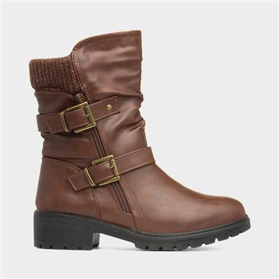 Minnie Womens Brown Calf Boot