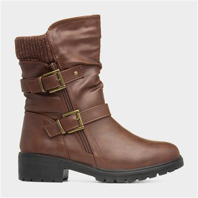 Minnie Womens Brown Calf Boot