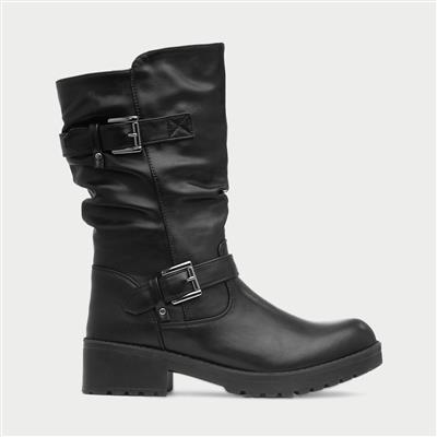 Miriam Womens Black Calf Boot