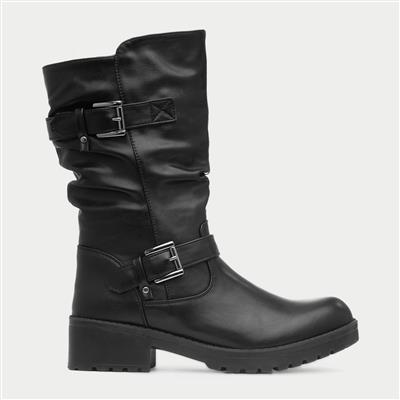 Miriam Womens Black Calf Boot