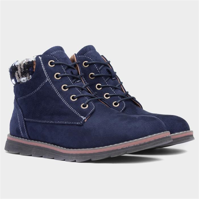 Lotus navy hot sale ankle boots