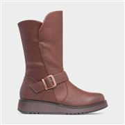 Heavenly Feet Maya Womens Brown Calf Boot (Click For Details)