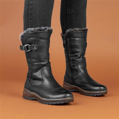 shoe zone womens wedge boots