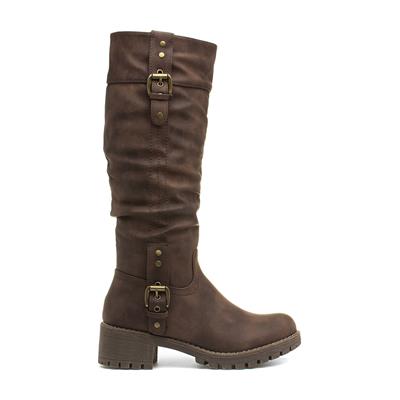 Lilley & Skinner Brown Heeled Calf Buckled Boot-18335 | Shoe Zone