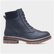 Lilley & Skinner Iceland Womens Navy Ankle Boot (Click For Details)