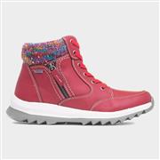 Lunar Buttermere Womens Red Ankle Boot (Click For Details)