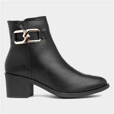 Lilley Skinner Victoria Womens Black Heeled Boot