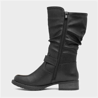 Lilley & Skinner Quebec Womens Black Boot-185142 | Shoe Zone