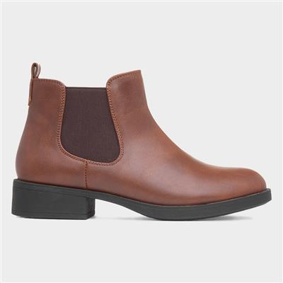 Molly Womens Tan Chelsea Boot