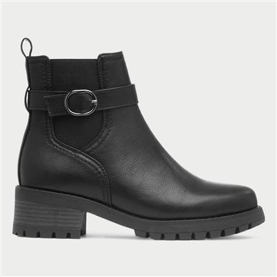 Marge Womens Black Zip Up Boot