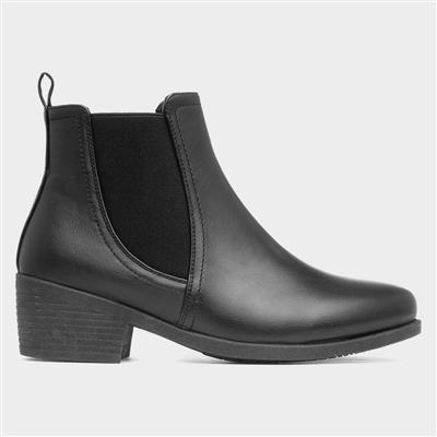 Martha Womens Black Chelsea Boot