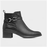 Lunar Solana Womens Black Block Heel Boot (Click For Details)