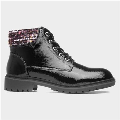 Montreal Womens Black Ankle Boot