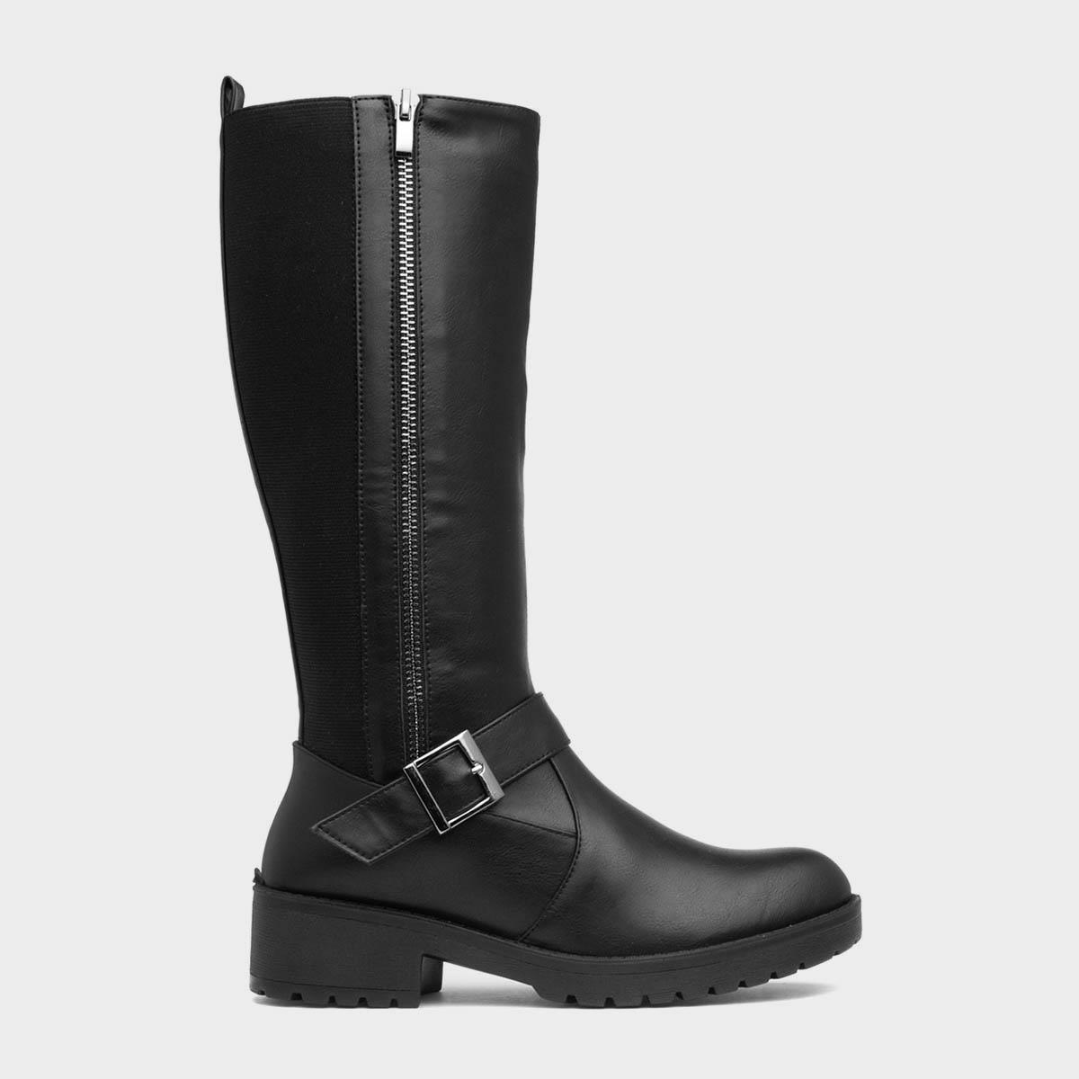 Lilley Milly Womens Black High Leg Boot-188076 | Shoe Zone