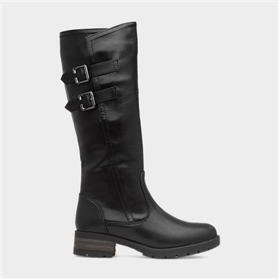 Oslo Womens Black Knee High Boot