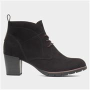 Marco Tozzi Womens Black Heeled Ankle Boot (Click For Details)