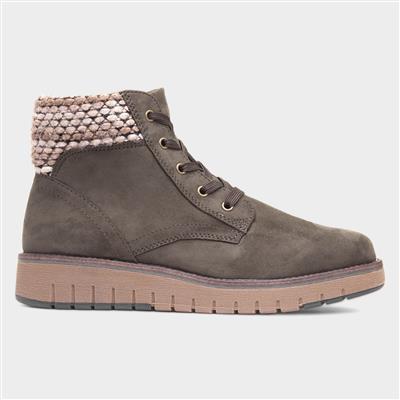 Comb Womens Khaki Boot