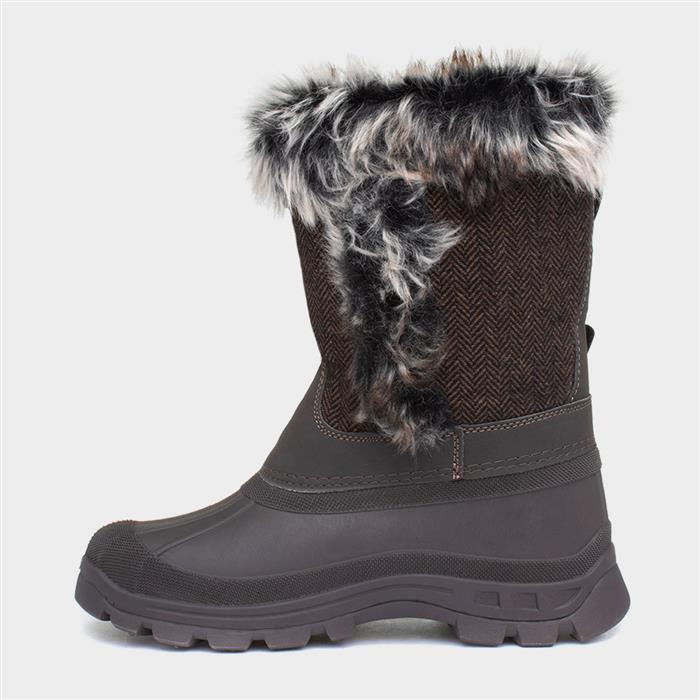 Trespass fur hotsell lined boots